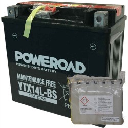 Baterías - POWEROAD YUMICRON C/ACIDO YTX14L-BS
