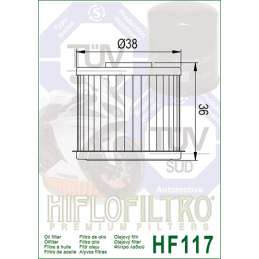 FILTROS ACEITE - HF117
