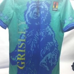 MAILLOTS CICLISTA - MAILLOT GRISLEY VERDE/AZUL T/4